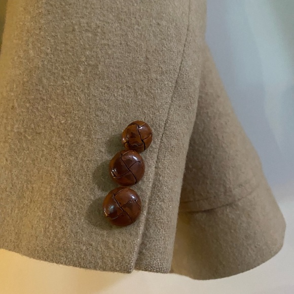 Camel Hair Blazer Size 6 Vintage - Picture 8 of 14